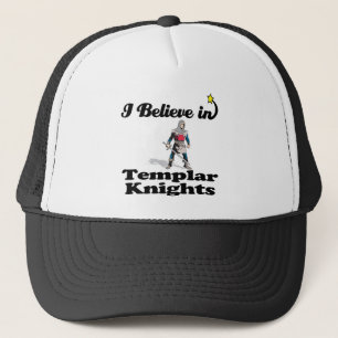 Casquette je crois aux chevaliers templar