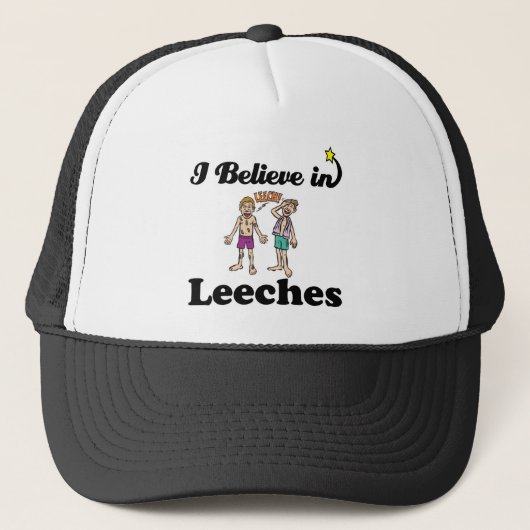 Casquette je crois aux sangsues (Devant)