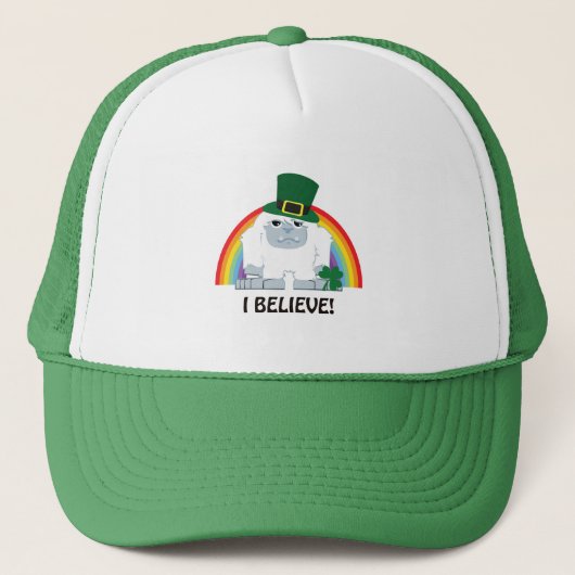 Casquette Je Crois ! Leprechaun Yeti (Devant)