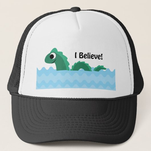 Casquette Je crois que Champ le Monstre du lac Champlain (Devant)