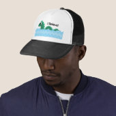 Casquette Je crois que Champ le Monstre du lac Champlain (En situation)