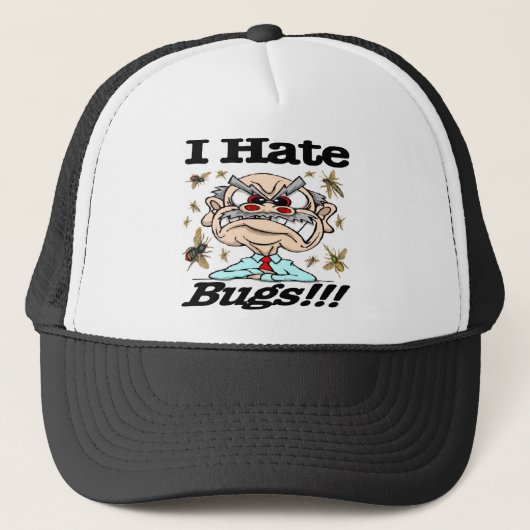 Casquette Je déteste des insectes ! (Devant)