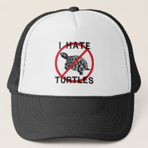 Casquette Je déteste des tortues