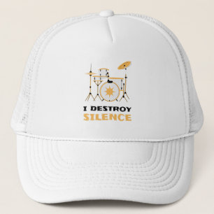 Casquette Je Détruis Silence Funny Drummer