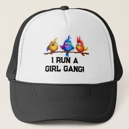 Casquette Je dirige un gang de filles (Devant)