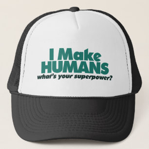 Casquette Je fais Humains (humour de grossesse)