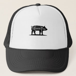 Casquette Je fumerais ce barbecue de BBQ de porc de porc
