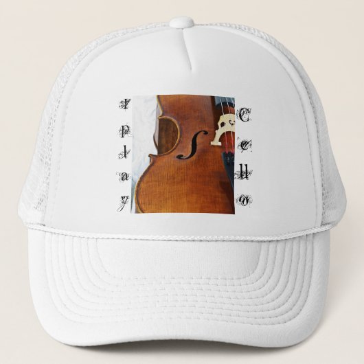 Casquette Je joue le violoncelle (Devant)