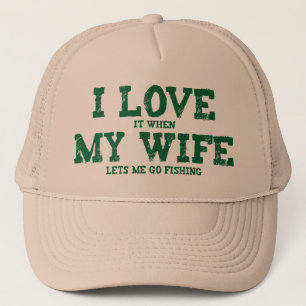 Casquette JE L'AIME quand MON ÉPOUSE me laisse partir pêch