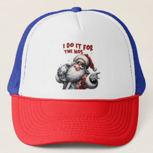Casquette Je le fais pour les Ho's, Retro Père Noël