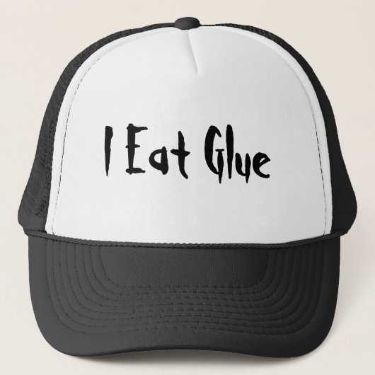 Casquette Je mange la colle (Devant)