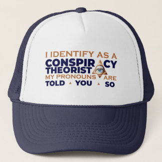 Casquette Je m'identifie comme un pronouns théoricien du com