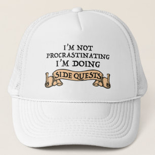 Casquette Je ne fais pas de procrastination - Je fais des qu
