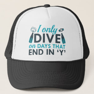 Casquette Je ne fais que plonger