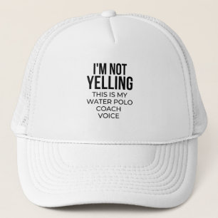Casquette Je ne hurle pas que c'est ma voix d'entraîneur de