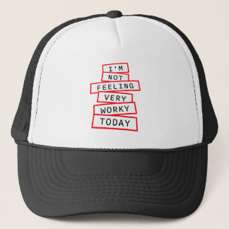Casquette Je ne me sens pas très travailleur aujourd'hui Hum