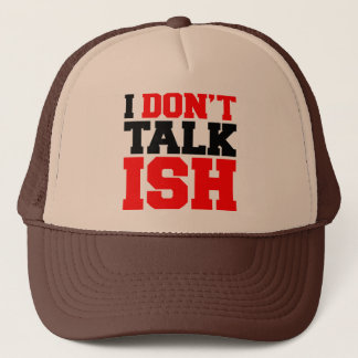 Casquette Je ne parle pas ISH