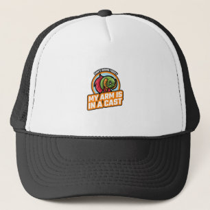 Casquette Je ne peux pas travailler aujourd'hui, mon bras es