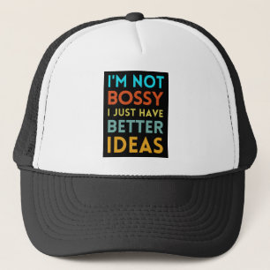 CASQUETTE JE NE SUIS PAS DIRIGEANTE JE SUIS JUSTE MEILLEURES