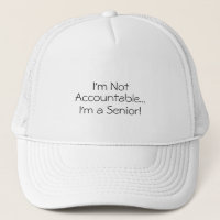 Je ne suis pas responsable Citation drôle Chapeau