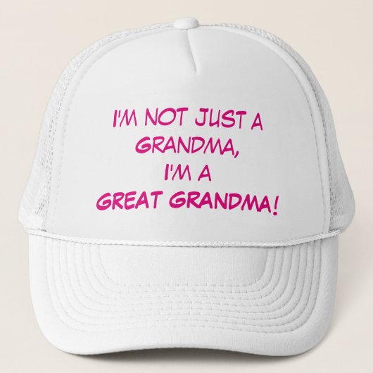 Casquette Je ne suis pas simplement une grand-maman, je suis (Devant)