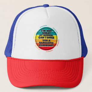 Casquette Je ne suis pas très doué en conseil. Puis-Je Vous