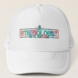 Casquette Je ne suis pas un gynécologue mais je vais jeter u