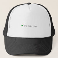 Je ne suis pas un robot drôle Humour de vérificati