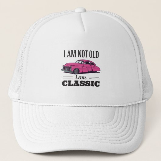 Casquette Je ne suis pas vieux Je suis classique (Devant)