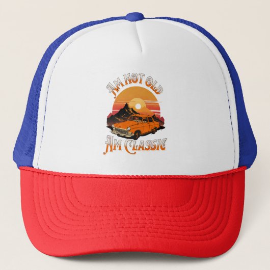 Casquette je ne suis pas vieux je suis classique (Devant)