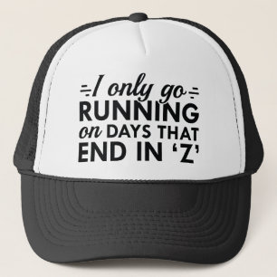 Casquette Je ne vais courir