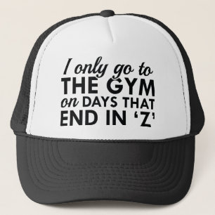 Casquette Je ne vais qu'à la salle de sport