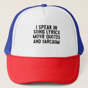 Casquette Je Parle Dans Les Citations De Film Des Chansons E