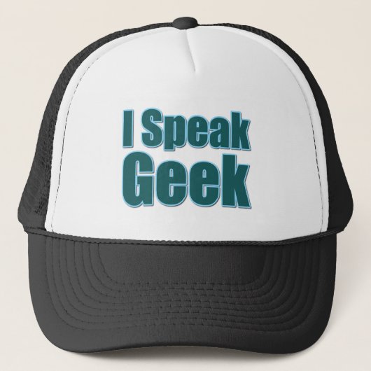 Casquette Je parle Geek (Devant)