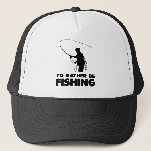 Casquette Je pêcherais plutôt (Devant)