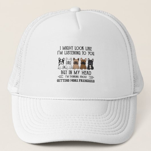 Casquette Je pense à devenir plus de Français (Devant)