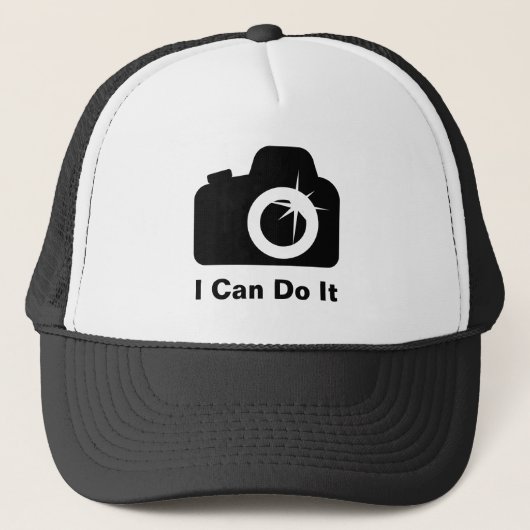 Casquette Je Peux Le Faire Caméra (Devant)