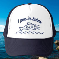 Je Pisse Dans Les Lacs Drôle De Chapeau De Pêcheur