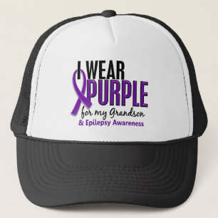 Casquette Je porte le pourpre pour ma épilepsie du