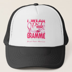 Casquette Je Porte Le Rose Pour Ma Sensibilisation Au Cancer
