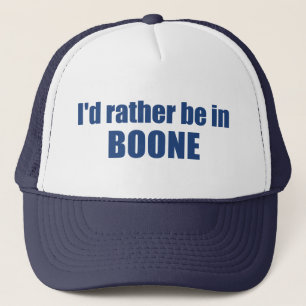 Casquette Je préférerais être à Boone en Caroline du Nord