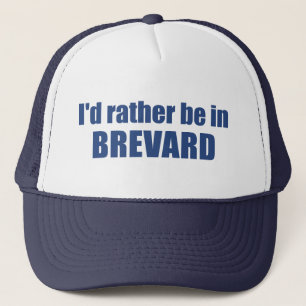 Casquette Je préférerais être à Brevard Caroline du Nord