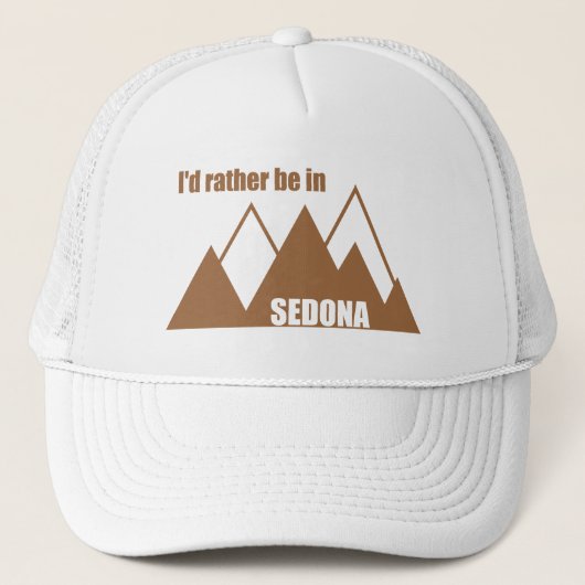 Casquette Je Préférerais Être À Sedona Mountain (Devant)