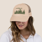Casquette Je Préférerais Être Baignade Dans La Forêt (En situation)
