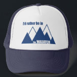 Casquette Je Préférerais Être Dans Les Montagnes Wasatch<br><div class="desc">La spectaculaire chaîne de montagnes Wasatch de l’Utah se dresse fièrement au-dessus des vallées à l’ouest,  avec des milliers de pieds d’importance et contenant le meilleur ski en Amérique!</div>