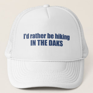 Casquette Je Préférerais Être Randonnée Dans Les Adirondacks