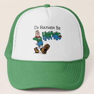 Casquette Je Préférerais Être Randonnée Trucker Hat