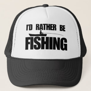 Casquette Je préférerais pêcher