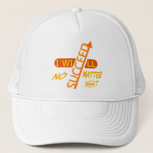 Casquette Je réussirai quoi qu'il arrive