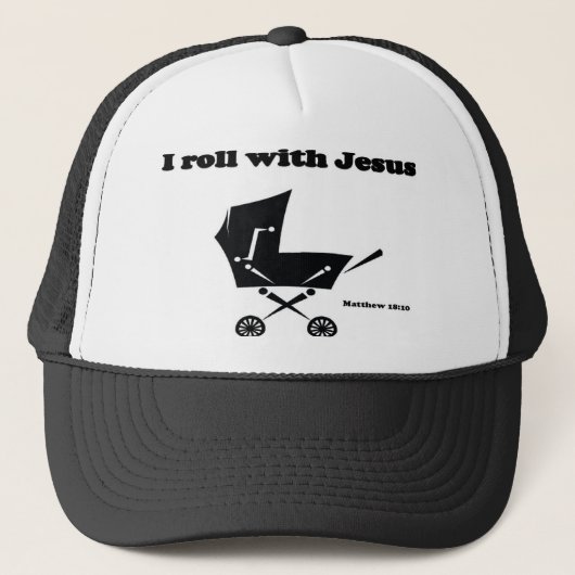 Casquette Je roule avec Jésus (Devant)
